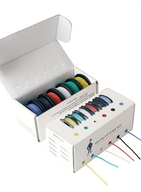 26/24/22/18 awg ( 6 colors Mix Stranded Wire Kit ) Hook-up E