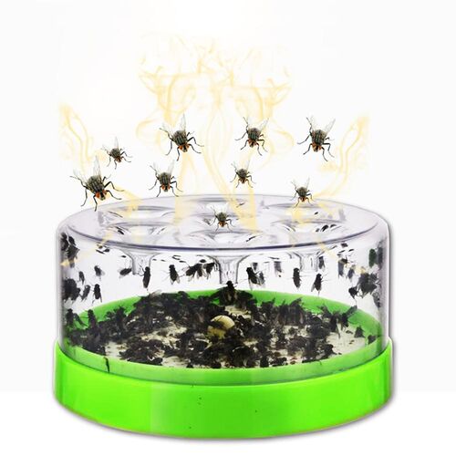 Reusable Clear Green Killing Fruit Fly Catcher Flies Killer