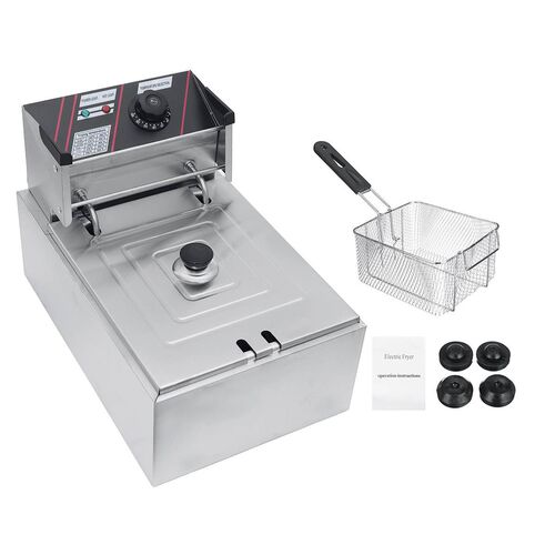 2500W Stainless Steel Commercial Electric Deep Fryer Stove S