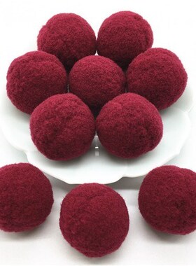 30mm Fur Plush Pompones  Pompoms Craft DIY Soft Pom Poms Wed
