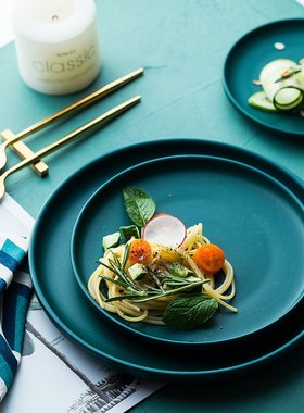 niho Ceramic Dinner Plate Dessert Dish Home Steak Plate  Din