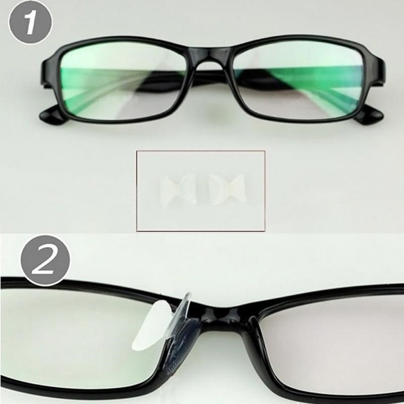 Nose-Pad Glasses Spectacles Silicone Black White Anti-Slip 5