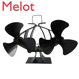 Fan Dual Stove blade Dedicated Blast Fireplace Hot Motor