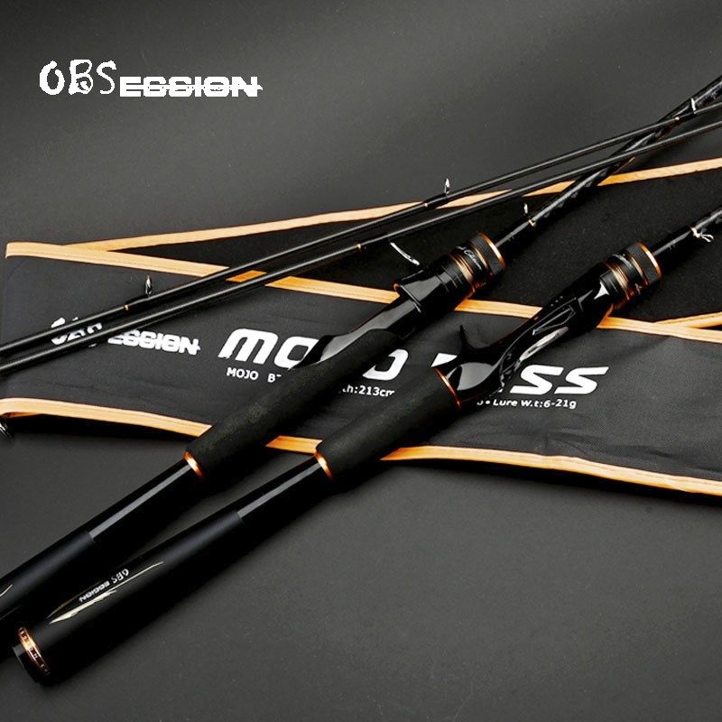 OBSESSION Carbon fishing rod spinning casting 1.98m2.13m2.28