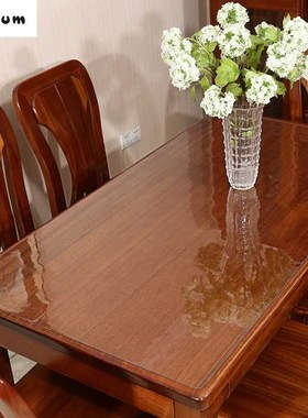 High Quality 2MM Thicker PVC Transparent Crystal Plate Table