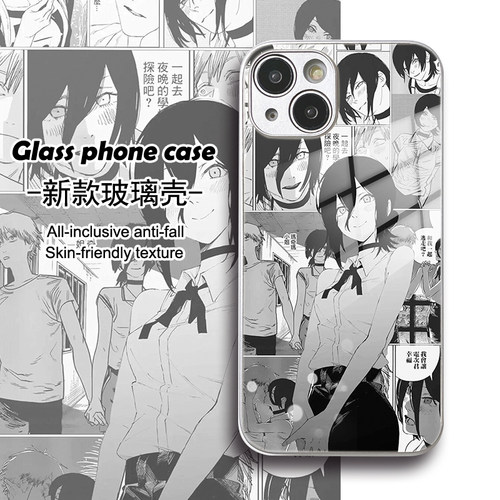 动漫二次元玻璃手机壳