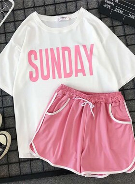 Pajamas Women Sleepwear T shirt shorts Pijamas ladies Cotton