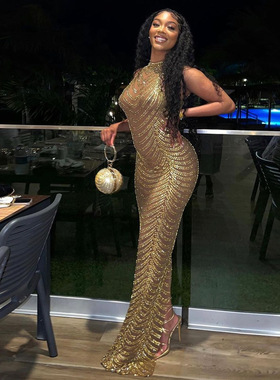 sexy party dress for women maxi night club mesh long dresses