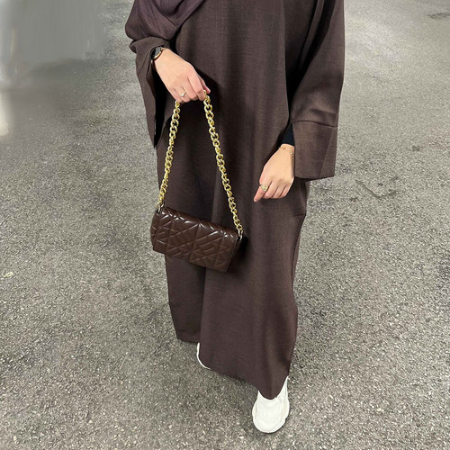 纯色长袍及脚踝长裙 Arab Women Robe