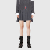 官方正品 TB百褶裙女士迷你半身短裙高腰显瘦A字裙子学院风ins