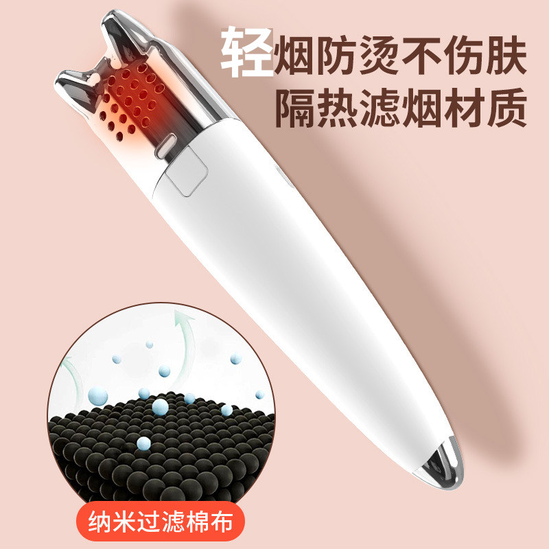 面部桃花灸微电流按摩艾灸棒美容院导入仪手持小美灸随身带温灸仪