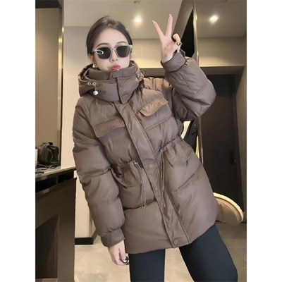 加厚宽松面包服连帽羽绒棉服女冬季新款大码女装保暖加厚棉袄外套