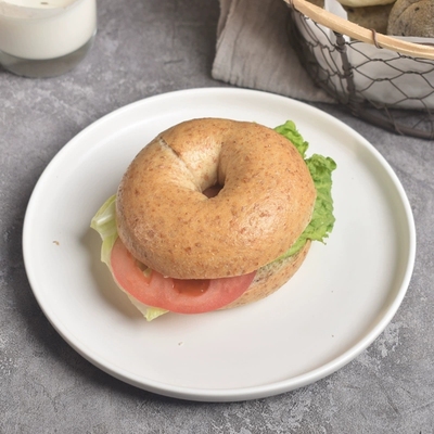 麦可兰 无蔗糖贝果代餐面包欧包健康早餐芝麻味轻食