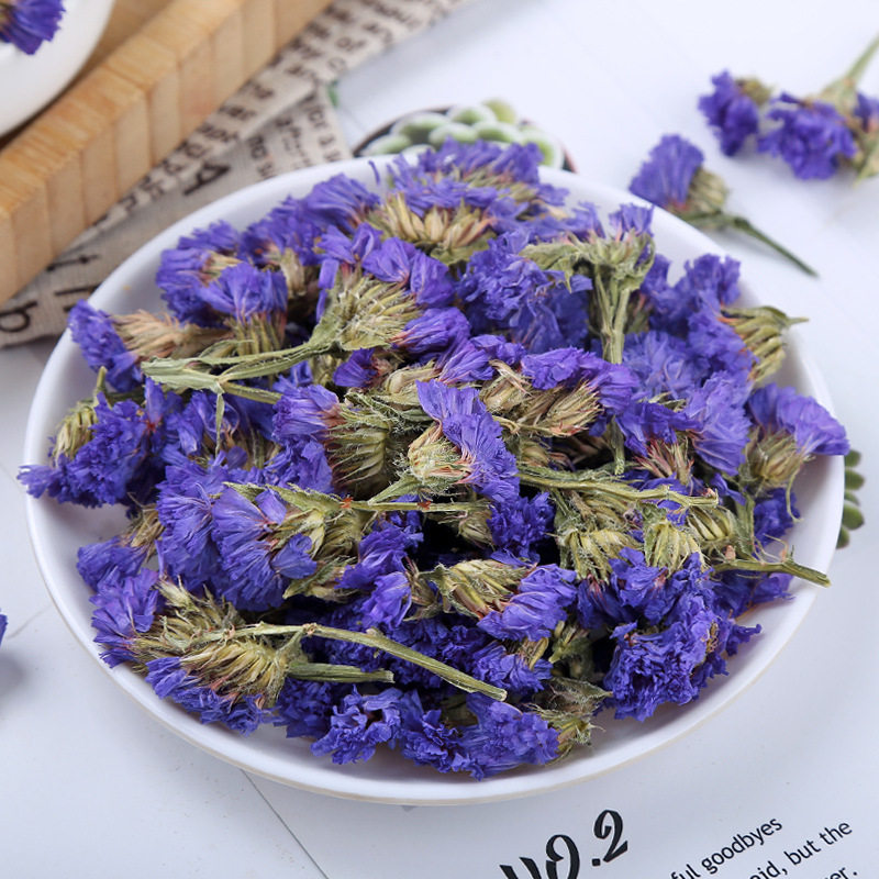 蓝色勿忘我干花散装现货500g