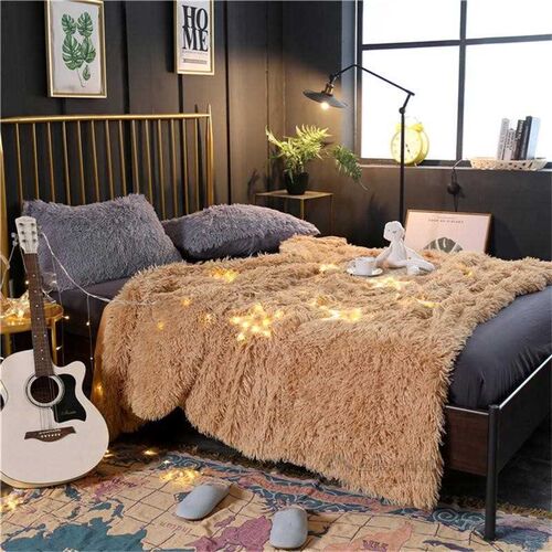 Long Plush ltra Soft Warm Sofa cover Bed cover set Kids Teen