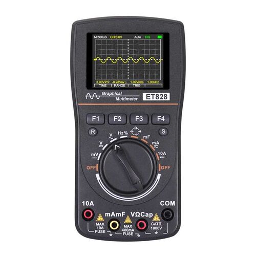 ET828 Intelligent Digital Oscilloscope Auto Range Graphical