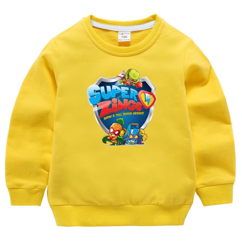 Toddler Boys Sweatshirt Los Super Zings  Kids T Shirt Child