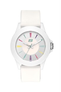 SR6080 Women Wrist watch elegant design white cord Scorpion