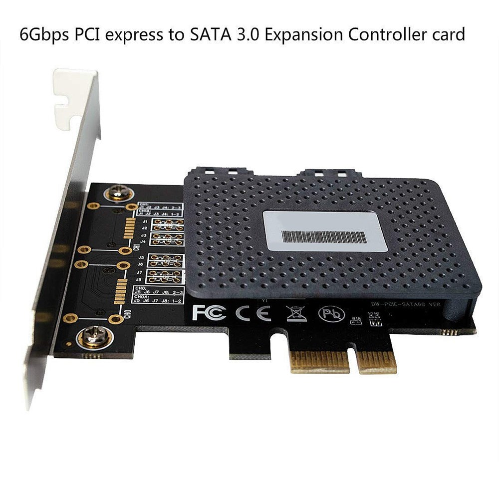 6gbps pci express pcie pci-e to 2 port sata 3.0  expans