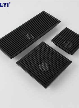 AODEYI Black SS 304 Stainless Steel Shower Drain Bathroom Fl