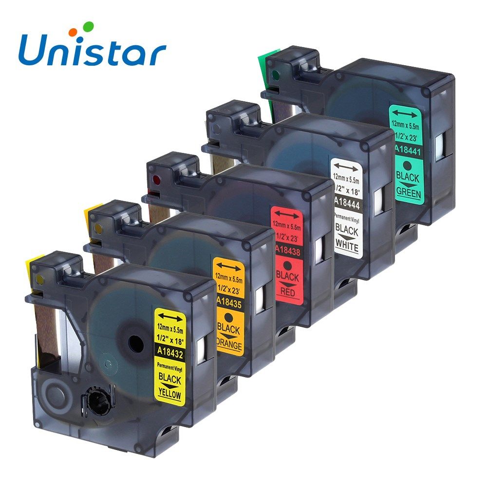 Industrial Rhino Permanent Vinyl Labels Tape 18432 18435 18