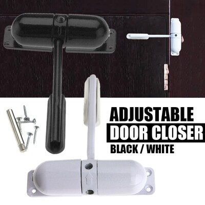 Alloy Spring Door Closer Automatic Door Closers Mounted Adj