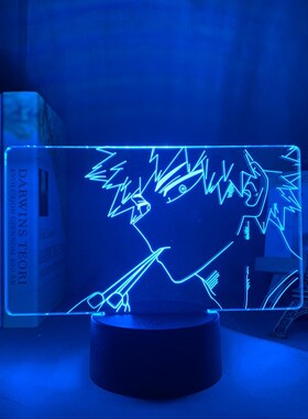 Anime 3d Lamp Bakugo My Hero Academia for Bedroom Decor Birt