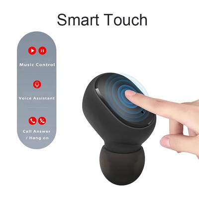 A6S TWS Bluetooth 5.0 Earphones Wireless Earphone In-Ear Ste