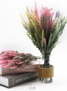 1 bunch Scrapbook plastic lavender vase for home decor ornam