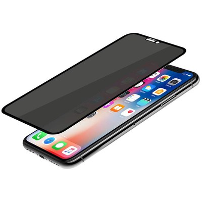 Black Private Screen Protector  iPhone X XS MAX XR Antispy T