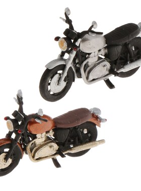 1pc 1/64 Figures Diorama Scene Model Motorcycle Painted 1/64