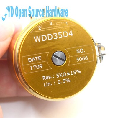 1pcs WDD35D-4 precision conductive plastic potentiometer ang