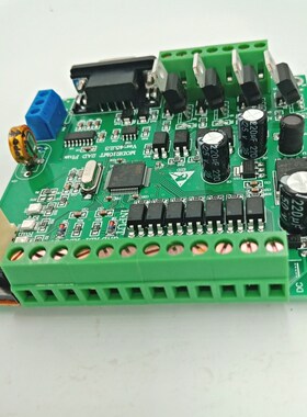 PLC FX2N 10MT STM32 MCU  6 input 4 transistor output 2 AD mo