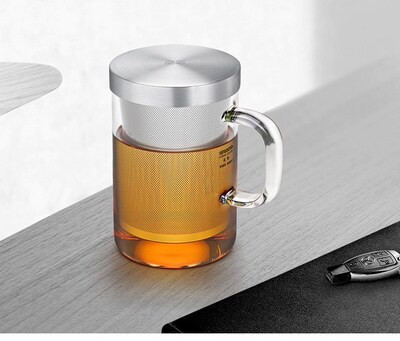 Samadoyo Glass Teapot Multi function Tea Infuser Mug High B