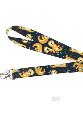 LX55 Anima Sloth Lanyard Work Card Exhibition Membership Car
