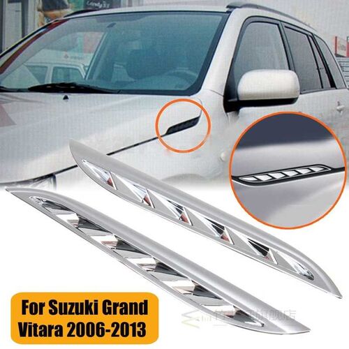 2Pcs Side Air Intake Vent Grille Covers Trim for Suzuki for