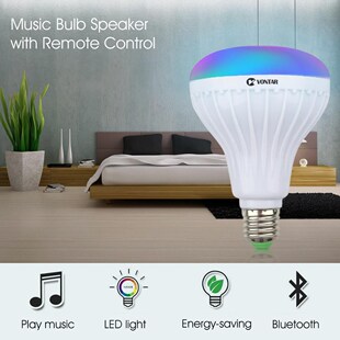 Bulb Led-Light Music-Player Bluetooth-Speaker Smart Wireless