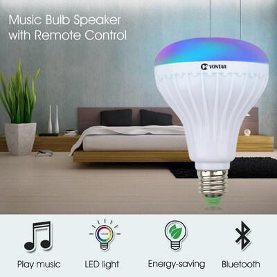 Bulb Led-Light Music-Player Bluetooth-Speaker Smart Wireless