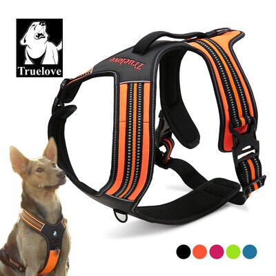 Truelove Sport Nylon Reflective No Pull Dog Harness Outdoor