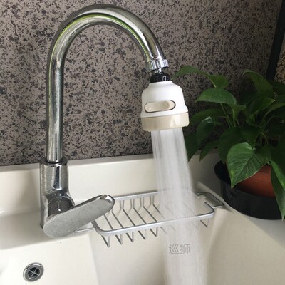 Kitchen Shower Faucet Tap 3 Level Can Adjusting 360 Rotate W