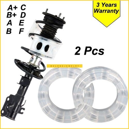 2Pcs Rubber  Shock Absorber Spring Buffers  Suspension Buffe