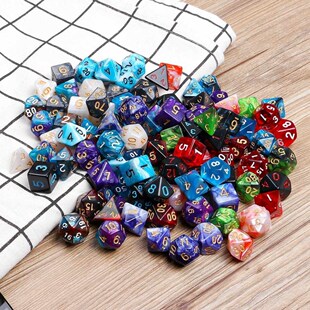 7 Color 105 Pcs Multi sied Polyhedral Dice Set DND RPG MTG
