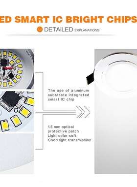 Led Downlight 3W 5W 7W 9W 12W 15W 18W 220V 110V LED Ceiling