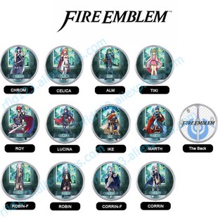 Fire Emblem Coin Mini Amiibo Tag NFC Amiibo Card for NS Gam