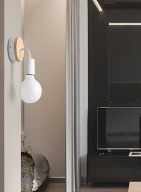 1/2 PCS Modern Nordic Wooden Sconce Wall Lamp Indoor Home Li