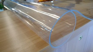 PVC plate soft glass table cloth coffee table mat transparen
