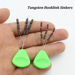 9PCS/Pack Tungsten Sinkers Hooklink Weights for Carp Fishing