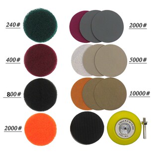 Car Auto Restoration Kit For Electric Drill Headlight Pad Du