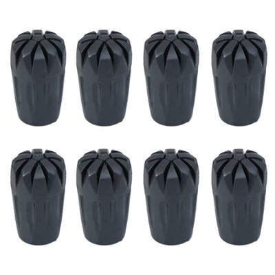 8pcs Hiking Stick Tips Non-slip Outdoor Walking Pole Cap Pro