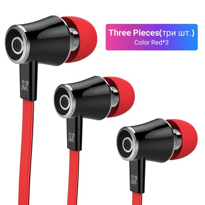 Langsdom Mijiaer JM21 Wired Earphone 3 Pieces Best Deal For